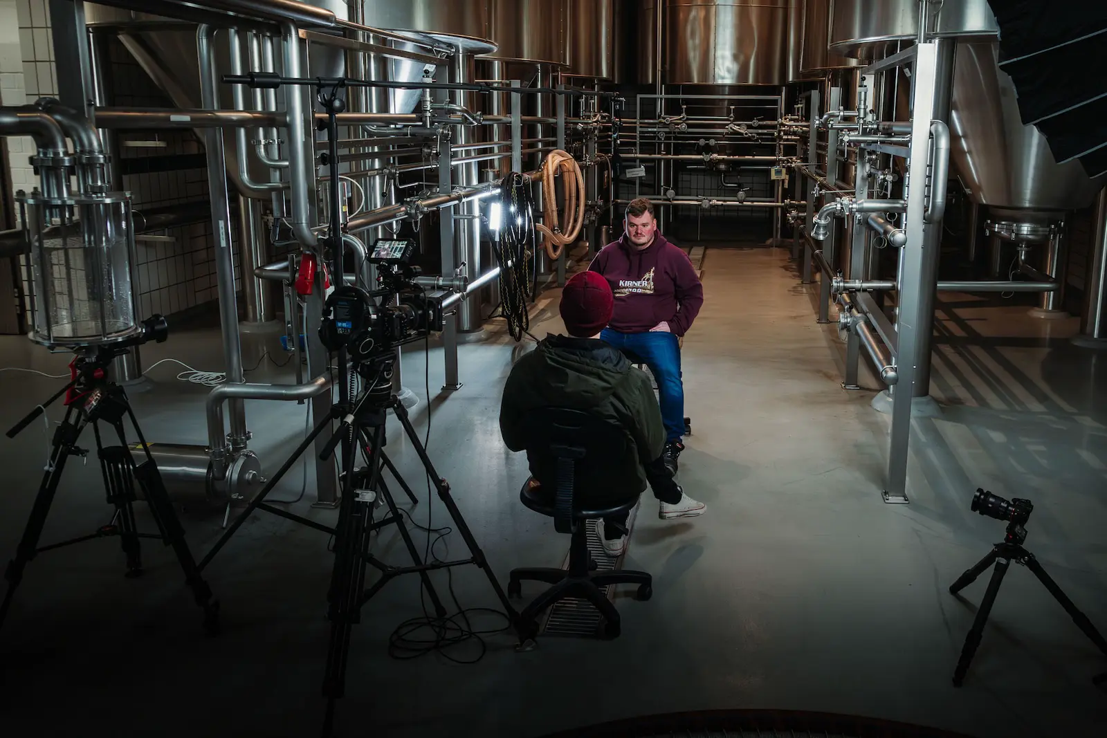 Bild vom Shooting in der Kirner Brauerei